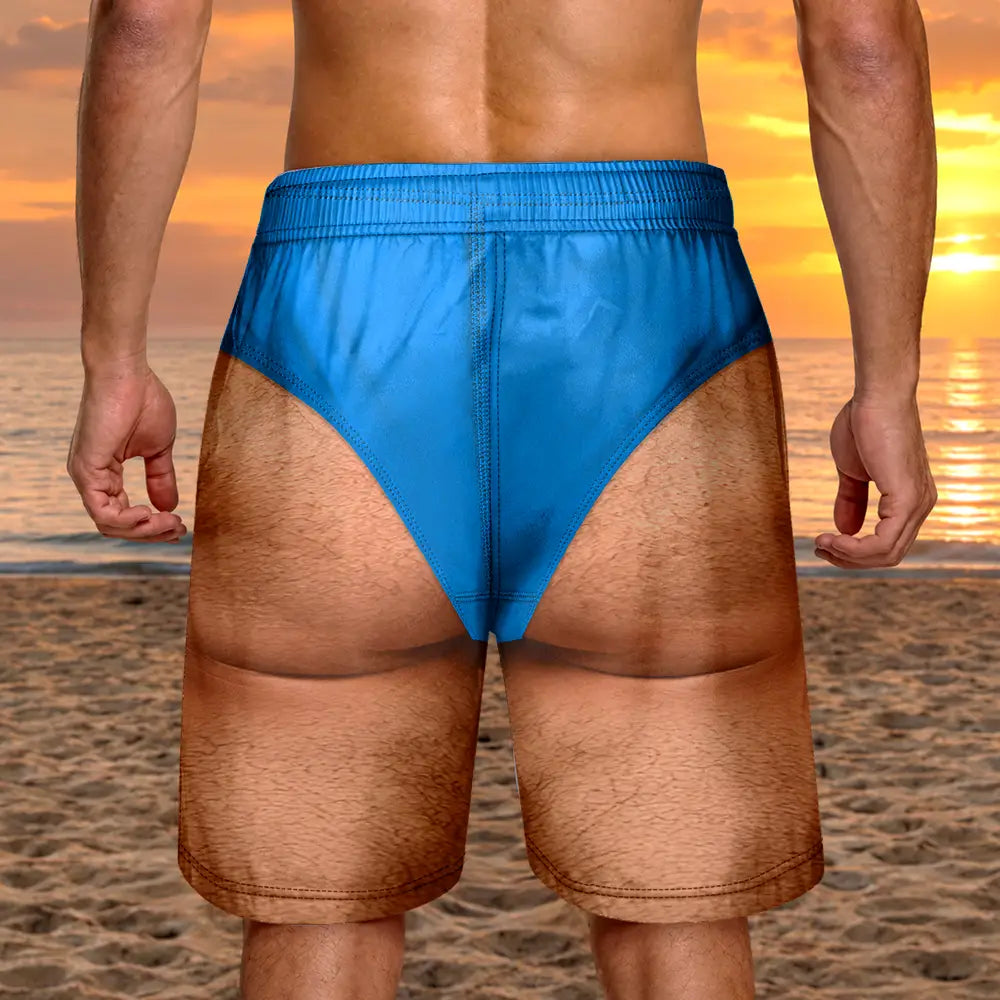 3DFunnyBodySwimTrunksManGroomsmen PersonalizedUnisexBeachShorts NV1594 CLA3597 MK2