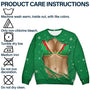 3DFunnyRealisticBodyChristmasGiftForWifeGirlfriend PersonalizedUnisexUglySweater KK1642 CLA3692 MK6
