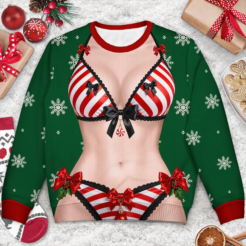3DSexyBodyChristmas PersonalizedUnisexUglySweater TS1148 CLA3691 Mk2