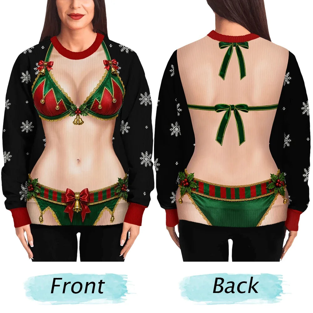 3DSexyBodyChristmas PersonalizedUnisexUglySweater TS1148 CLA3691 Mk4