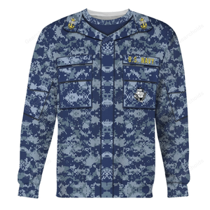 Rank And Branches US Navy Working Uniform Hoodie Sweatshirt Sweatpants