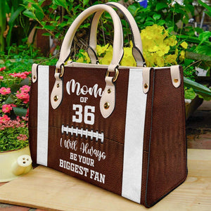 I Will Always Be Your Biggest Fan - Personalized Leather Bag - Gift For Mother, Grandma, Grandmother, Mother's Day | NA94