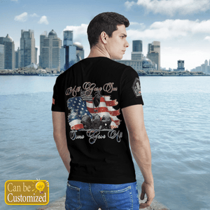 Personalized Veterans We Will Never Forget 11 9 2001 Blood Sweat And Tears T-Shirt