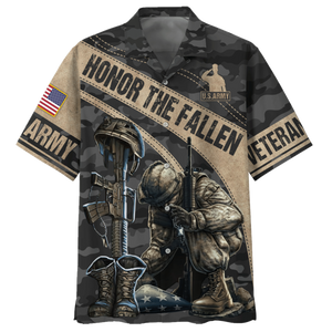 US.Army Honor The Fallen Hawaiian Shirt