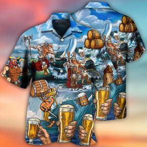 Viking Beer Style I Love It And I Drink It - Hawaiian Shirt