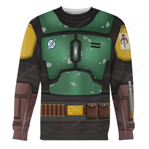 Star Wars The Book Of Boba Fett Costume Hoodie Sweatshirt Sweatpants SWHS42