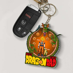 Cool Dragon Ball Daddy - Personalized Acrylic Keychain - Gift For Dad, Fathers Day - CL03 NA94