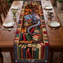 Fantasy Dragon Library Decor, Custom Name Gift For Book Lover - Personalized Quilt Table Runner LA02