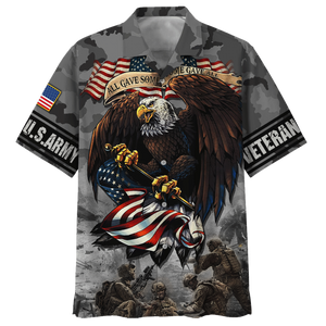 Army All Gave Some Some Gave All Eagle With Soldiers Hawaiian Shirt