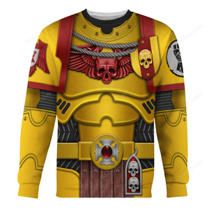 Warhammer Imperial Fists Captain - Costume Cosplay Hoodie Sweatshirt Sweatpants WHHS164