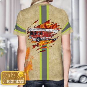 Personalized Veterans Sugarcreek, Ohio, Sugarcreek Fire & Rescue T-Shirt