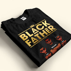 Black Father King Dope Dad - Personalized Shirt - Gift For Dad, Fathers Day, African American - CL50 NA94