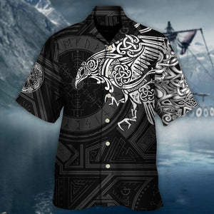 Viking Valhalla The Ravens - Hawaiian Shirt