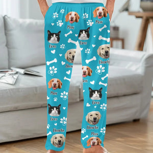 Custom Photo A House Is Not A Home Without Pets  - Personalized Pajama Pants - Gift For Pet Lovers - NA94