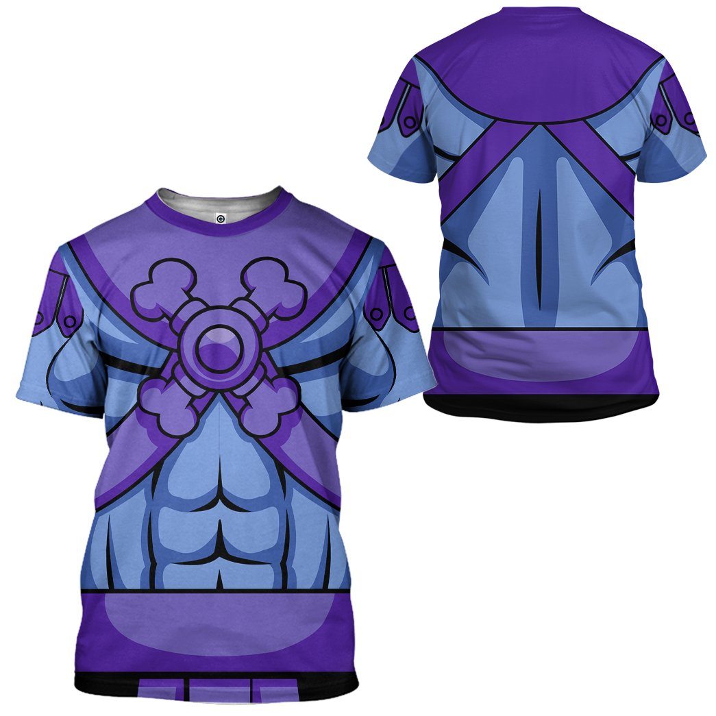 Skeletor He-Man Masters  Costume Cosplay T-Shirt 3D