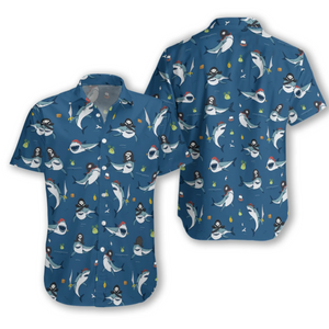 Shark Pirates Hawaiian Shirt