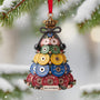 Weightlifting Christmas Ornament Gym Gift For Fitness Enthusiast - Personalized Acrylic Ornament LA02
