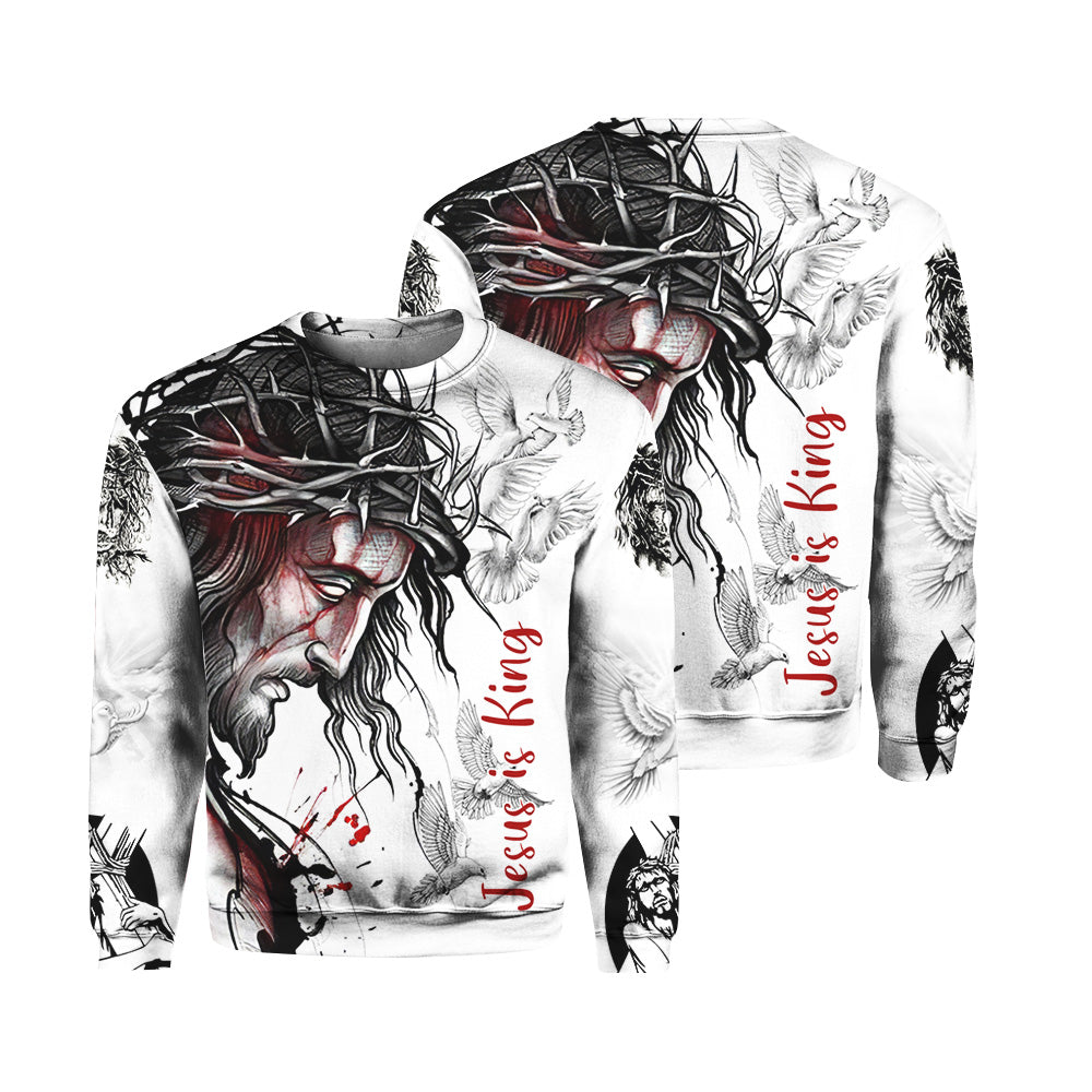 Jesus Is King Jesus Tattoo Sweater - Gift For Men And Women