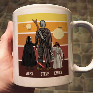 Star War Just A Dadalorian Try To Make His Way In The Universe - Gift For Father's Day - Personalized Ceramic Mug