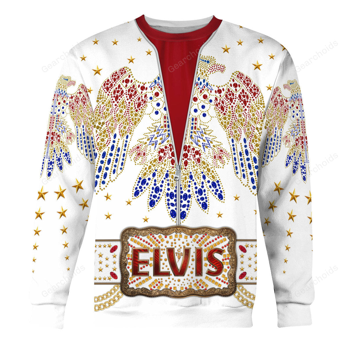 Elvis Aloha Costume from Hawaii New - Costume Cosplay Hoodie Sweatshirt Sweatpants ELHS04