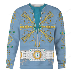 Elvis Tiffany Blue - Costume Cosplay Hoodie Sweatshirt Sweatpants ELHS23