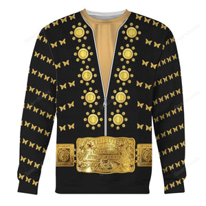 Elvis Butterfly - Costume Cosplay Hoodie Sweatshirt Sweatpants