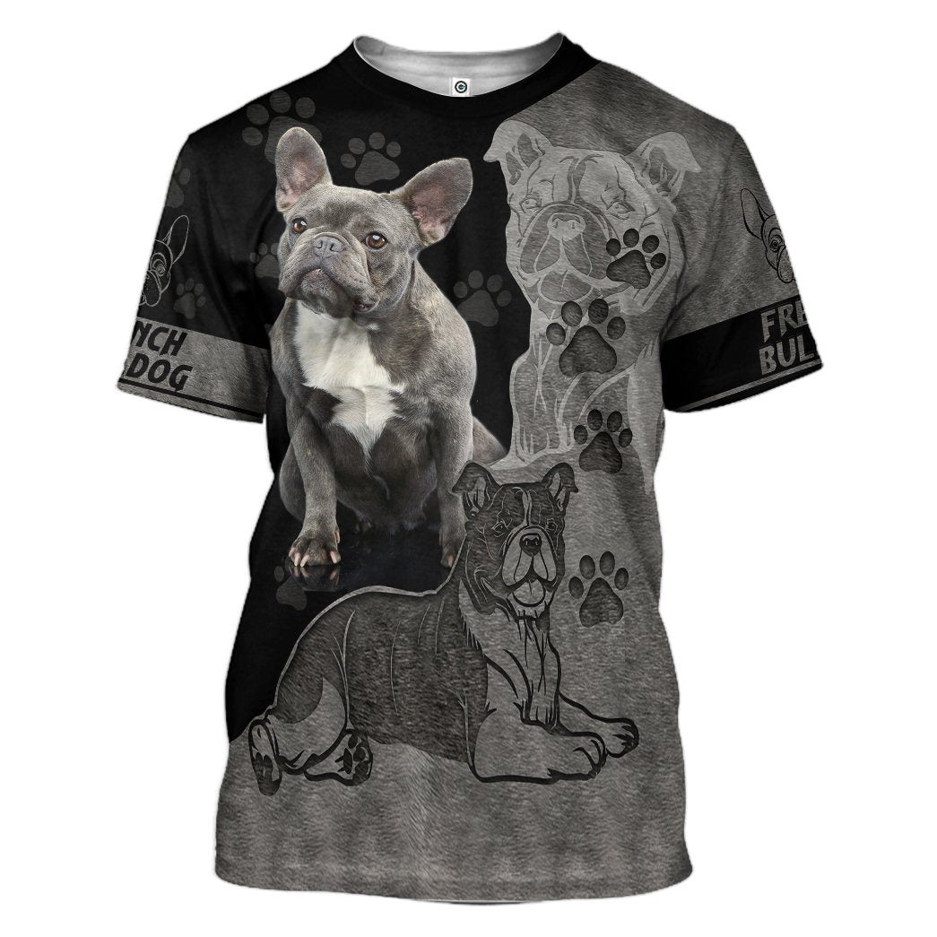 French Bulldog Lovers T-Shirt 3D For Men & Women