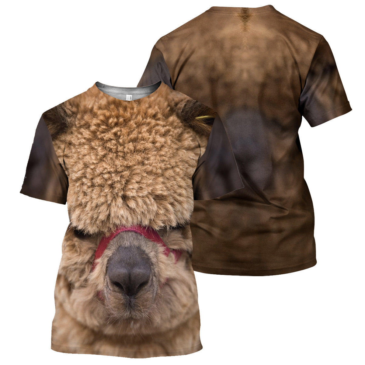 Alpaca 3D All Over Printed T-Shirt For Men, Women