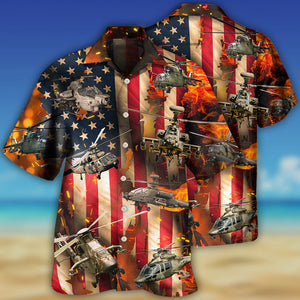 Combat Aircraft US Army Style - Hawaiian Shirt