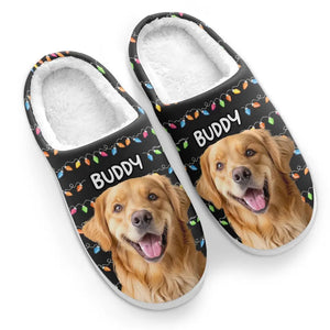 Custom Photo Nothing Says Comfort Like Pet Fur - Personalized Slippers - Gift For Dog Lovers, Cat Lovers, Pet Owners NA94