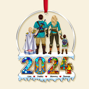 The Best Family The Best Legend Of Zelda - Gift For Family Members - Personalized Acrylic Ornament - CL07 NA94