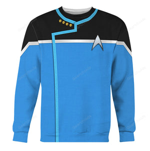 Star Trek Dress Uniform Science Division Hoodie Sweatshirt Sweatpants