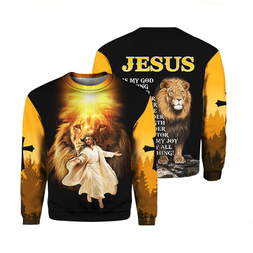 Jesus And Lion My Everything Sweater For Men & Women