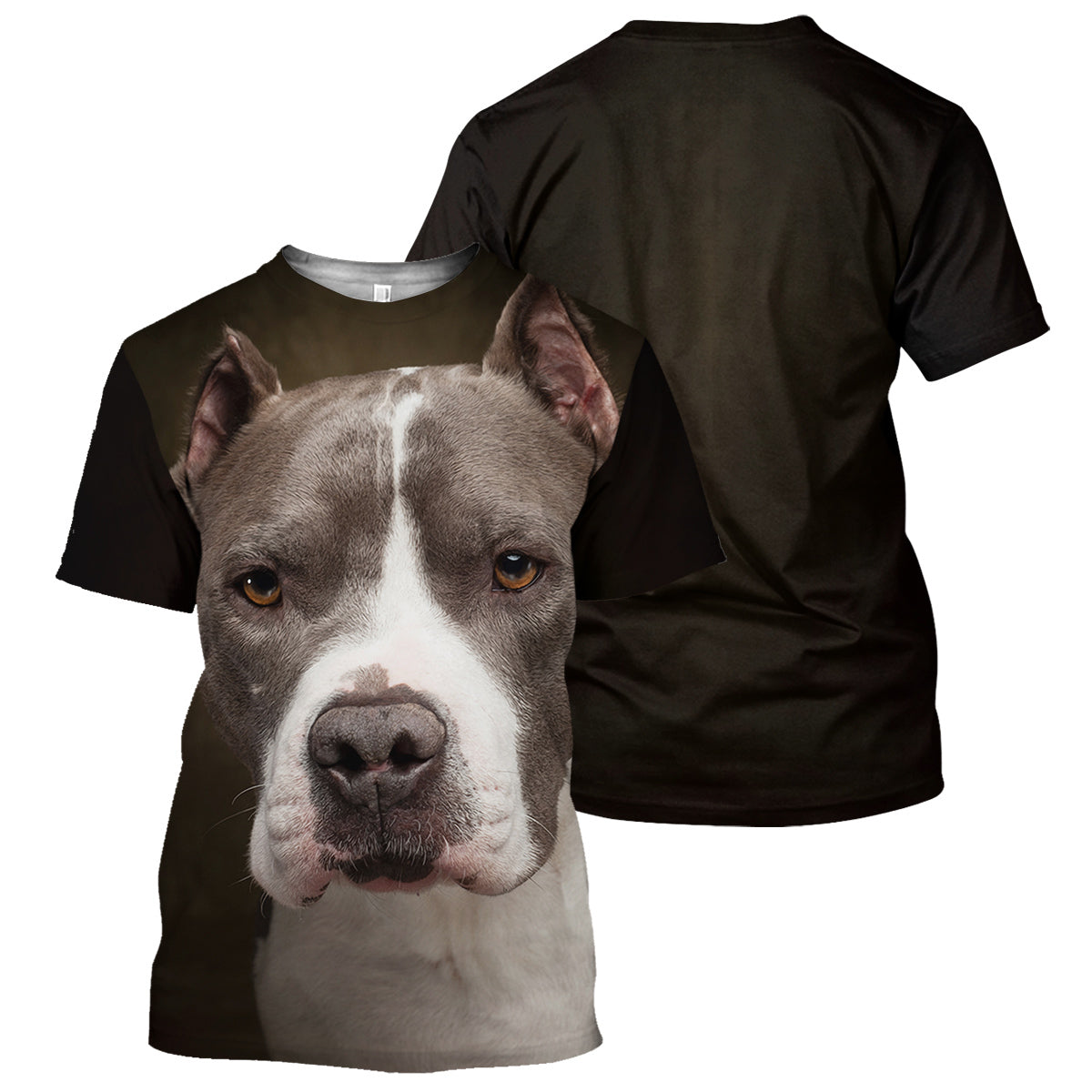 Pitbull 3D All Over Printed T-Shirt For Men, Women