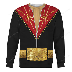 Elvis Cisco Red - Costume Cosplay Hoodie Sweatshirt Sweatpants