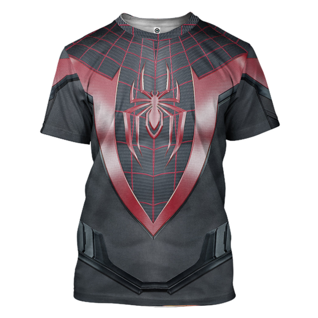 Spiderman Miles Morales T-Shirt 3D For Men & Women