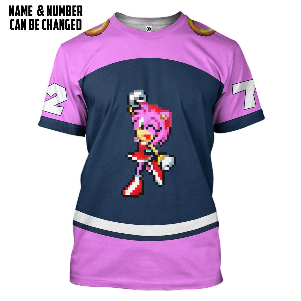 STH Amy Rose T-Shirt 3D For Men & Women