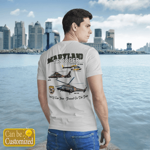 Personalized Veterans Maryland Medevac Team T-Shirt 3D