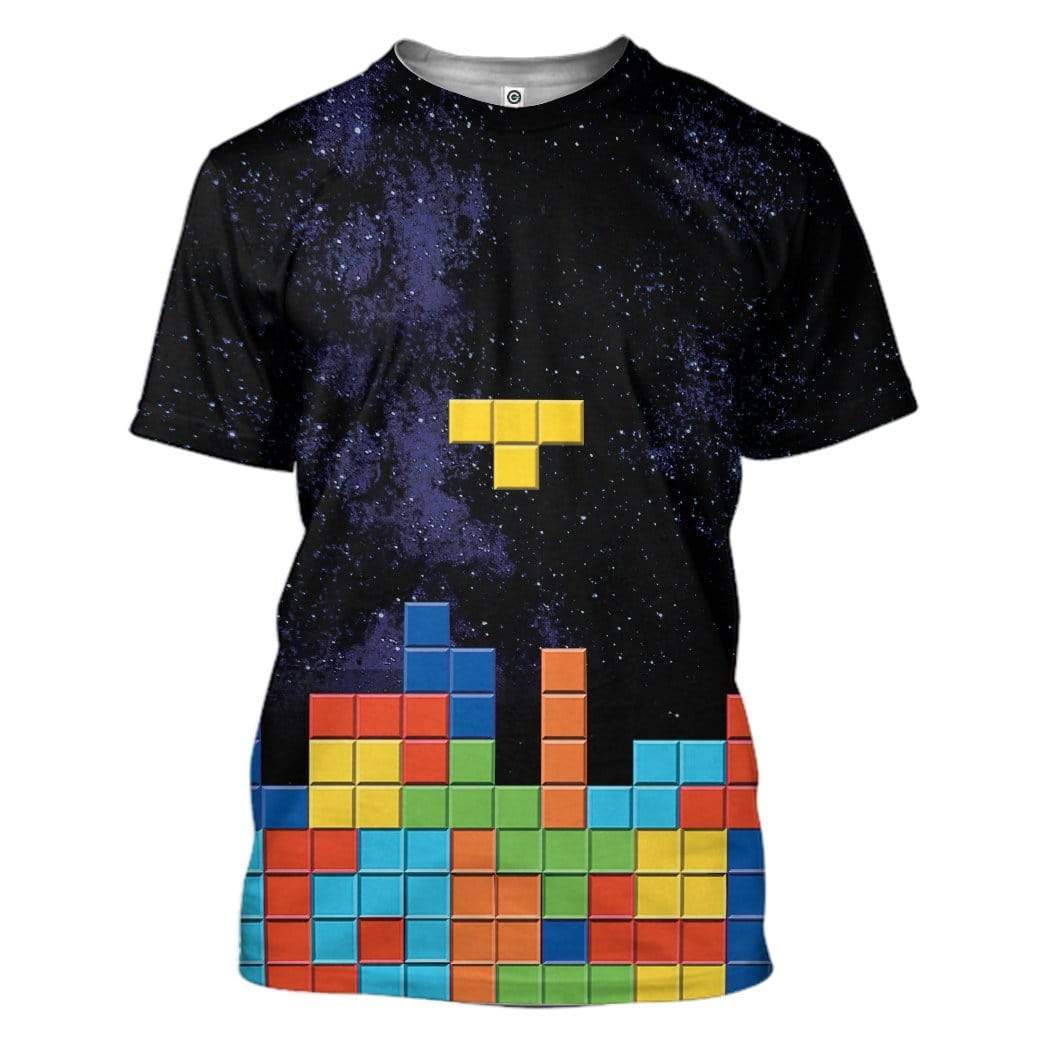 Tetris T-Shirt 3D For Men & Women