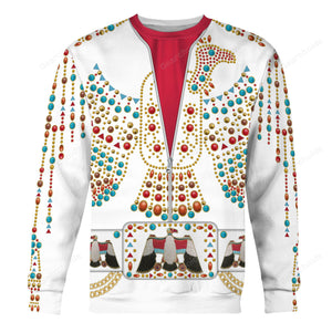 Elvis Thunderbird Costume - Costume Cosplay Hoodie Sweatshirt Sweatpants ELHS10