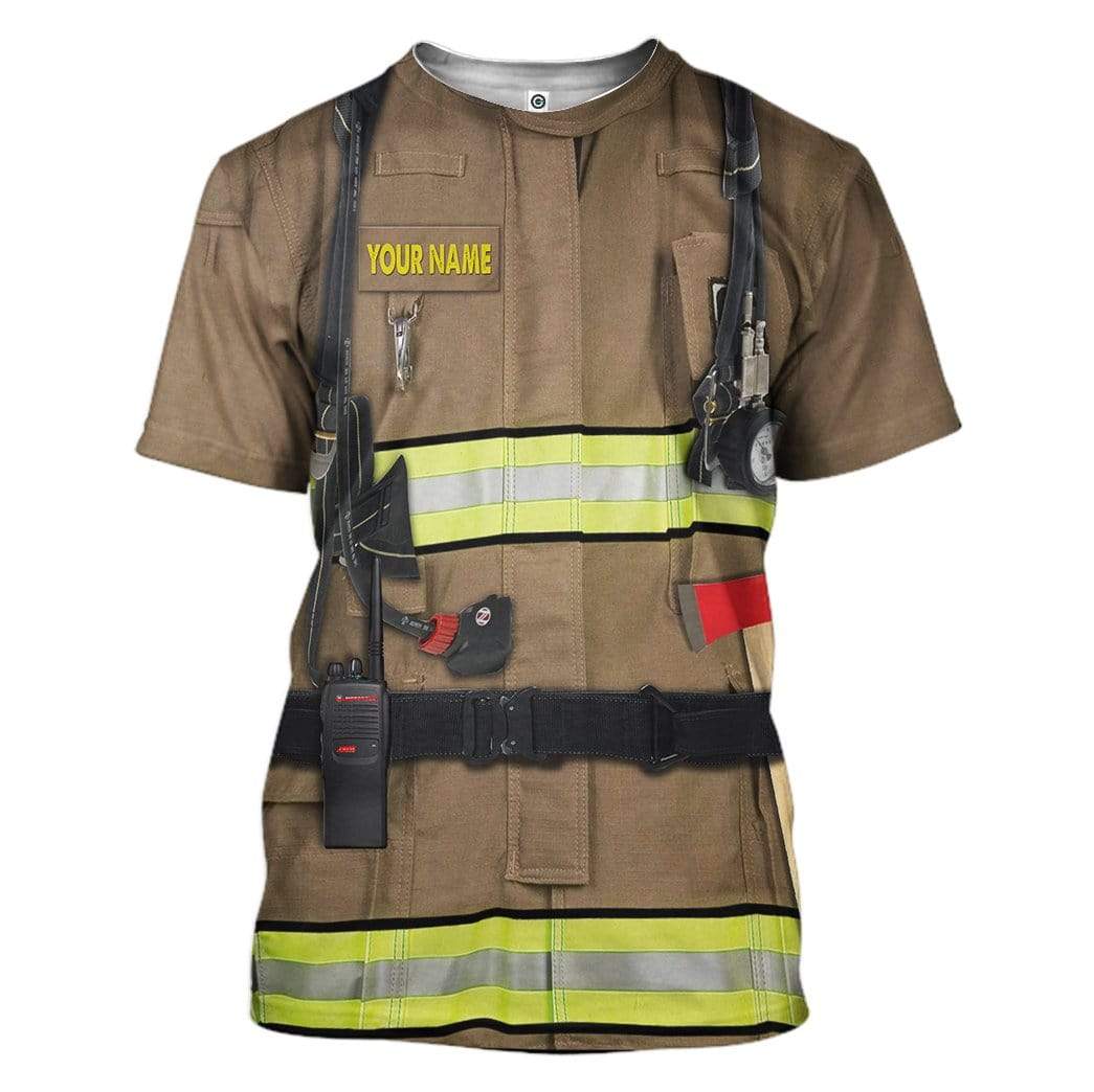 Personalized Firefighter T-Shirt 3D For Men & Women