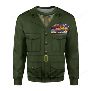 Lt. General Lewis B. Chesty Puller Costume Hoodie Sweatshirt Sweatpants