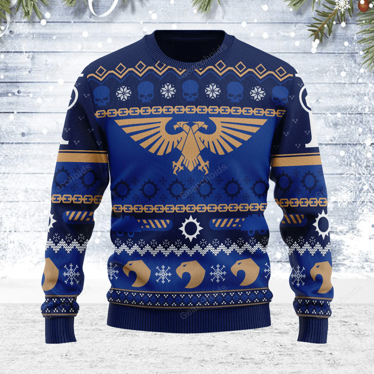 Warhammer Icy Imperium Knitted Iconic - Ugly Christmas Sweater