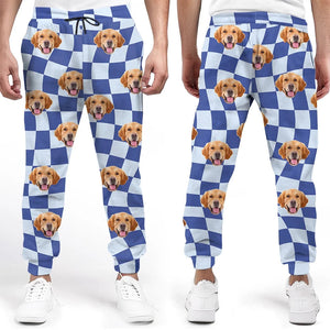 Custom Photo Christmas Is Better With A Wet Nose And A Wagging Tail - Personalized Pajama Pants - Gift For Pet Lovers NA94