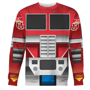 Transformers Robot Op timus Prime - Costume Cosplay Hoodie Sweatshirt Sweatpants