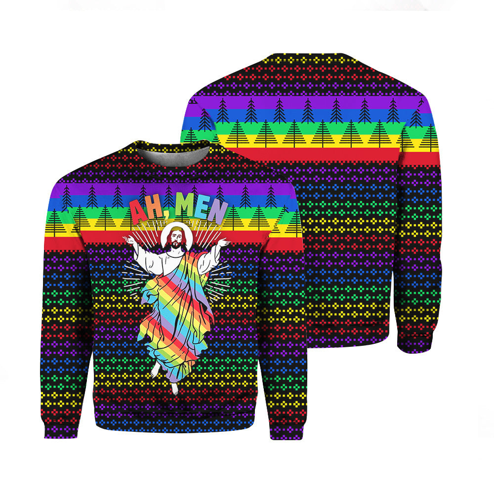 Funny Jesus LGBT Sweater For Men & Women