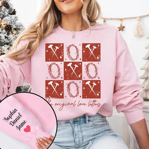 XOXO The Original Love Letters Retro Checked Valentine - Custom Sleeve Sweater, Hoodie, Tshirt - Gift for Girlfriend