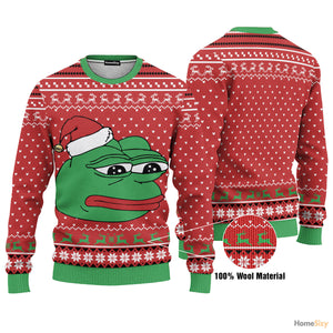 Pepe The Frog Ugly Sweatshirt Best Gift For Christmas