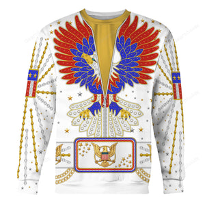Elvis New Generation Eagle - Costume Cosplay Hoodie Sweatshirt Sweatpants