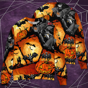 Halloween Bat Pumpkin Scary - Sweater